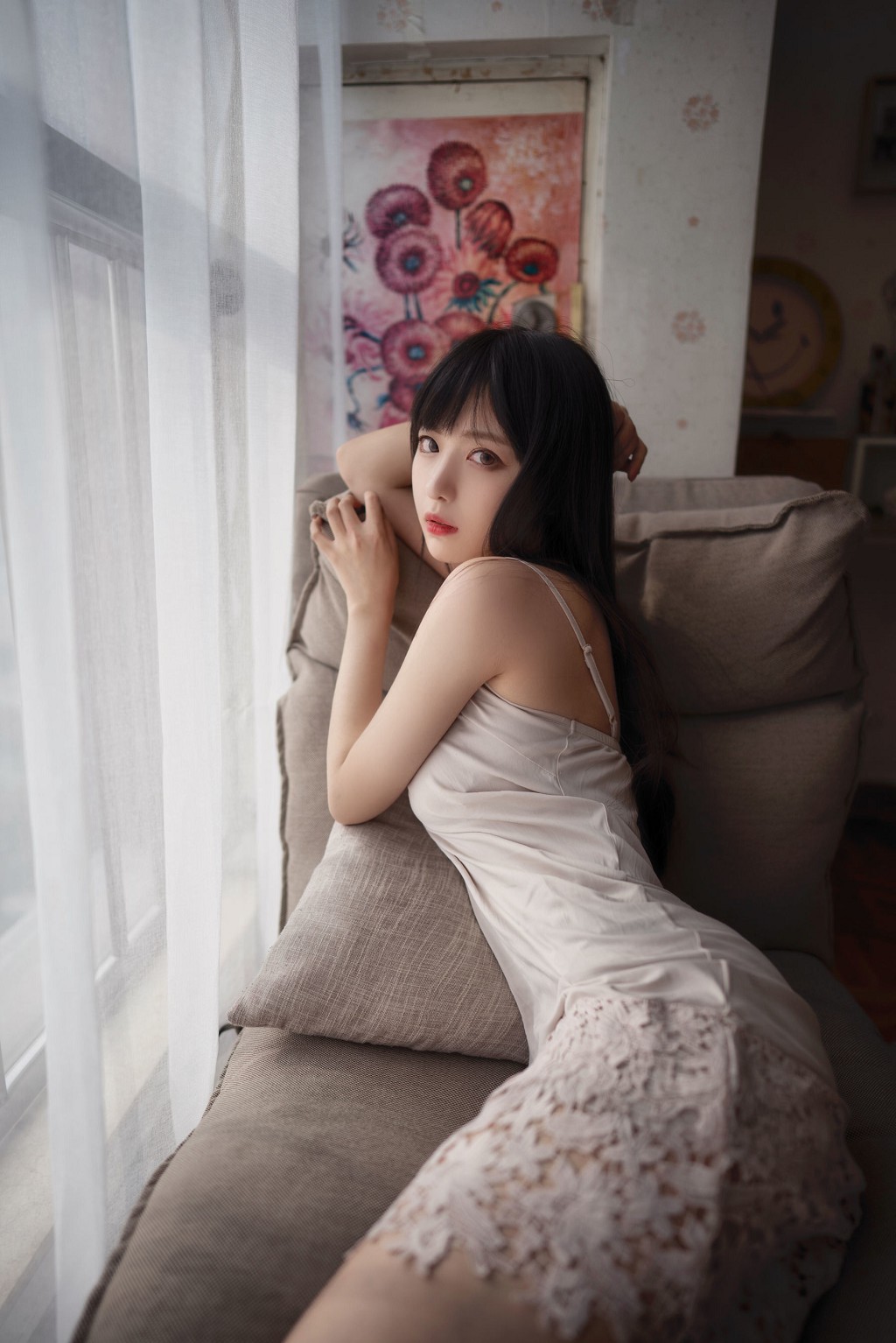 COSER Tiểu Lộc Lộc Shika "Cô Gái Tóc Dài" [Cosplay Phúc Lợi] Sổ ảnh [41P