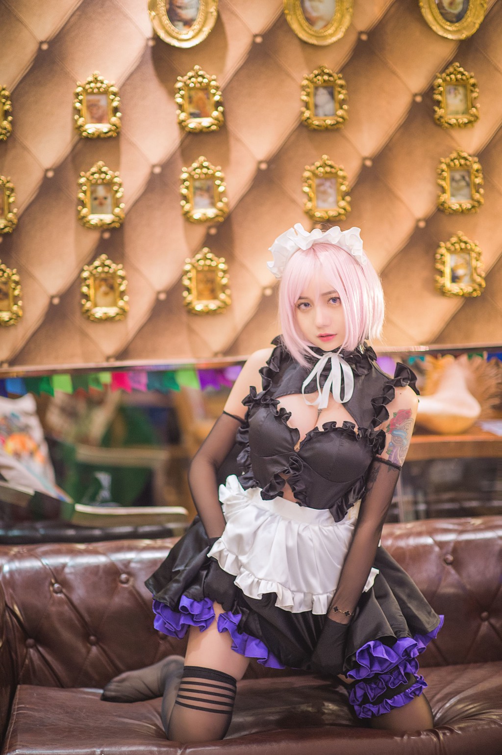 COSER  belle ta Big Brother 《Nữ仆 Áo sơ mi xám Y tá》 [Cosplay mỹ nữ] Tập ảnh [40P