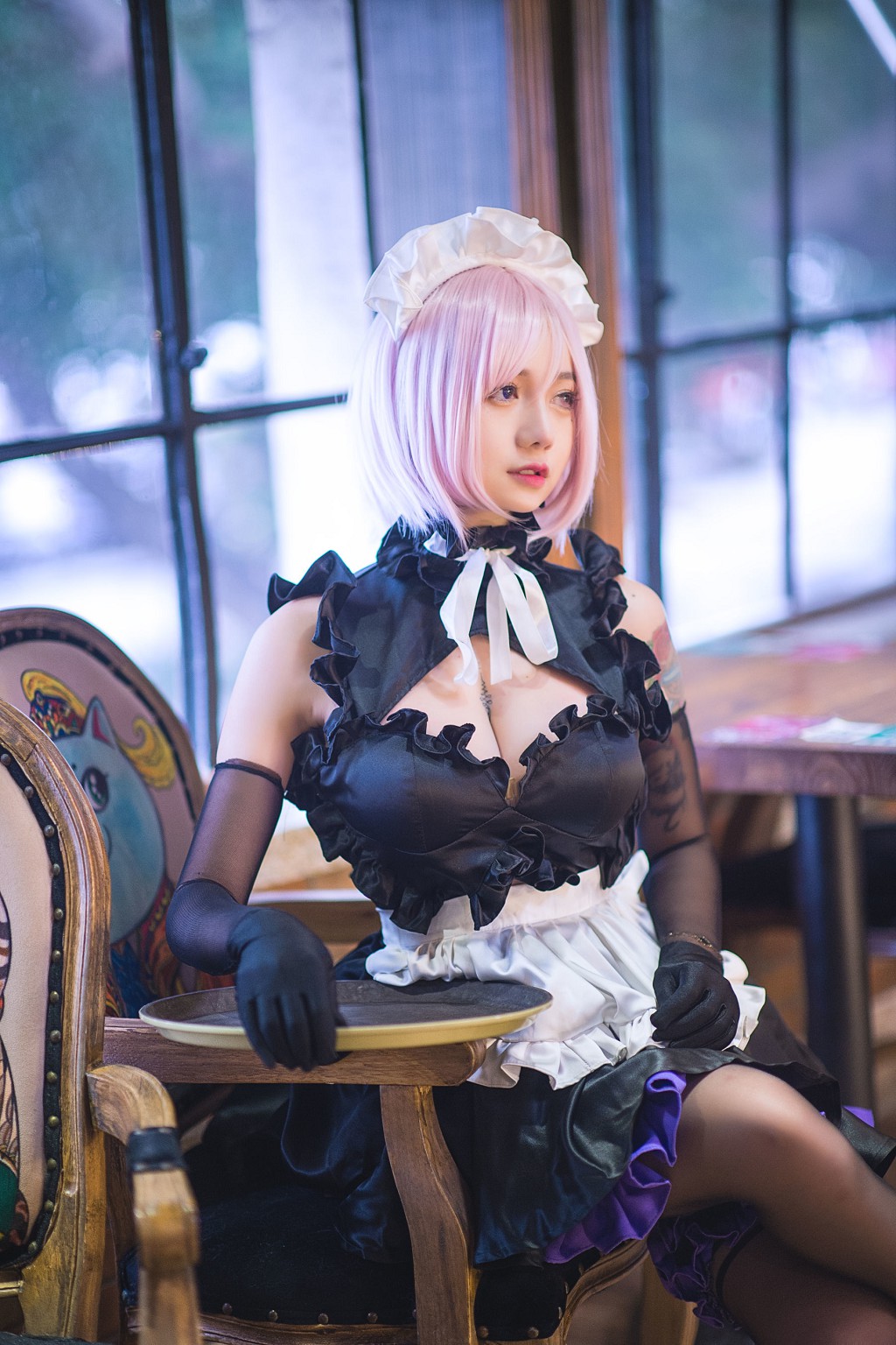 COSER  belle ta Big Brother 《Nữ仆 Áo sơ mi xám Y tá》 [Cosplay mỹ nữ] Tập ảnh [40P