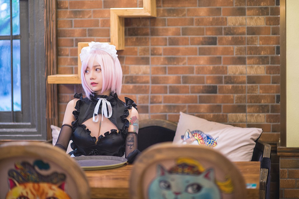 COSER  belle ta Big Brother 《Nữ仆 Áo sơ mi xám Y tá》 [Cosplay mỹ nữ] Tập ảnh [40P
