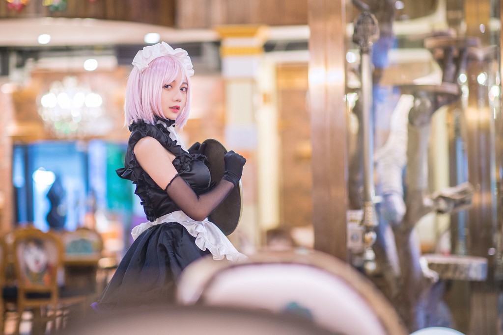 COSER  belle ta Big Brother 《Nữ仆 Áo sơ mi xám Y tá》 [Cosplay mỹ nữ] Tập ảnh [40P