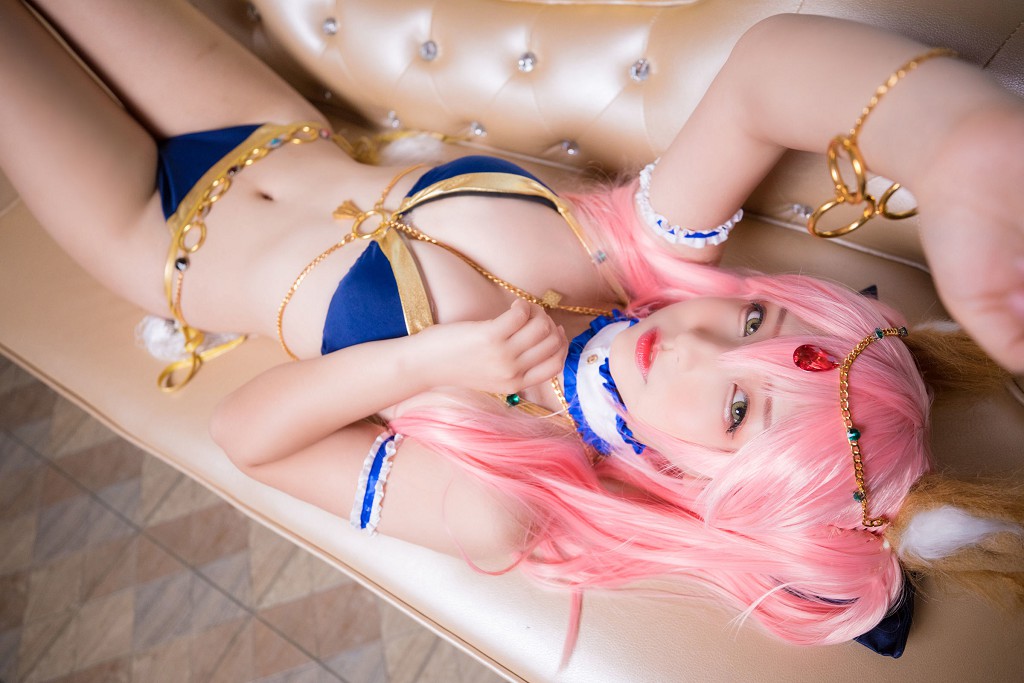 Coser Kagurazaka Mafuyu 《Tamamo-no-Mae Vũ Nữ Mysterious Love》 [Cosplay Phúc Lợi] Tập ảnh [150P