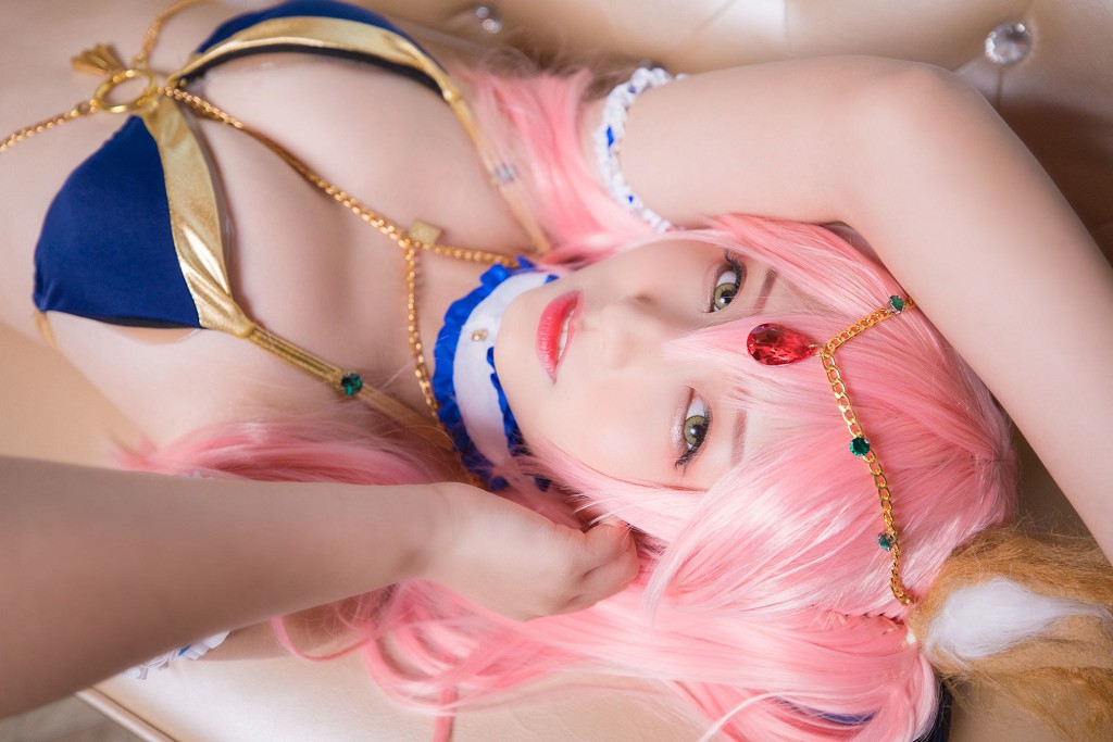 Coser Kagurazaka Mafuyu 《Tamamo-no-Mae Vũ Nữ Mysterious Love》 [Cosplay Phúc Lợi] Tập ảnh [150P