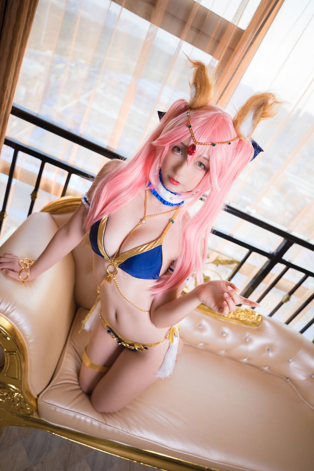 Coser Kagurazaka Mafuyu 《Tamamo-no-Mae Vũ Nữ Mysterious Love》 [Cosplay Phúc Lợi] Tập ảnh [150P