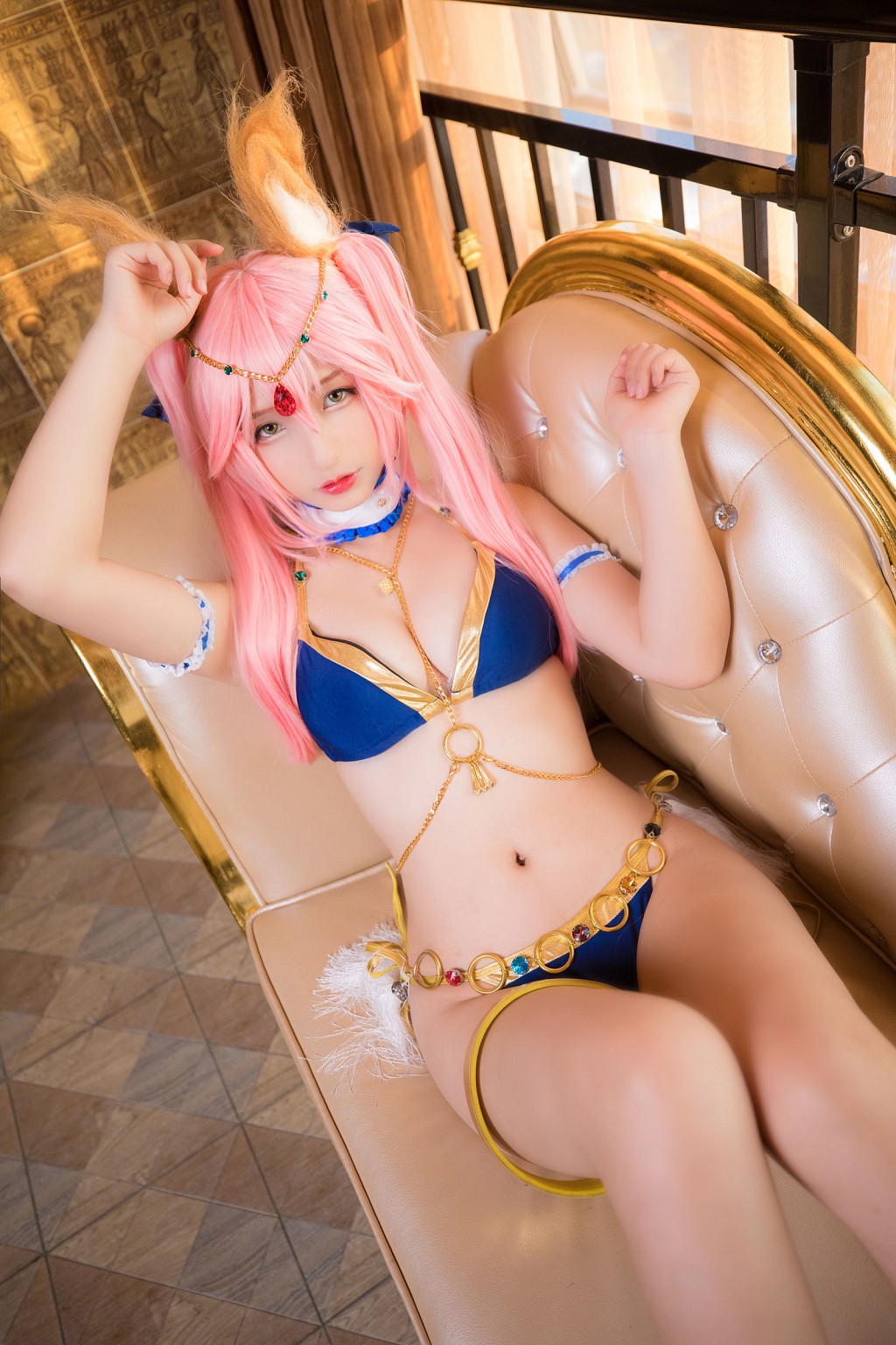 Coser Kagurazaka Mafuyu 《Tamamo-no-Mae Vũ Nữ Mysterious Love》 [Cosplay Phúc Lợi] Tập ảnh [150P