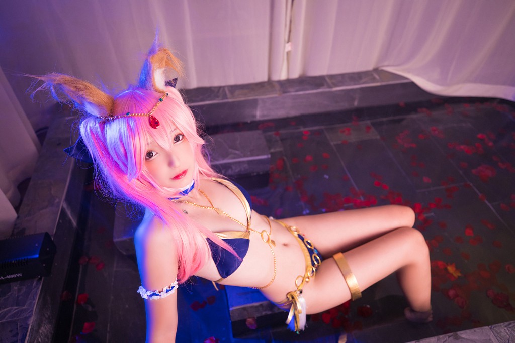 Coser Kagurazaka Mafuyu 《Tamamo-no-Mae Vũ Nữ Mysterious Love》 [Cosplay Phúc Lợi] Tập ảnh [150P