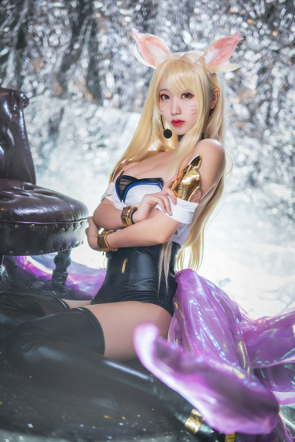 COSER Kurokawa's "Ahri KDA" [Cosplay Girl] Photobook [21P