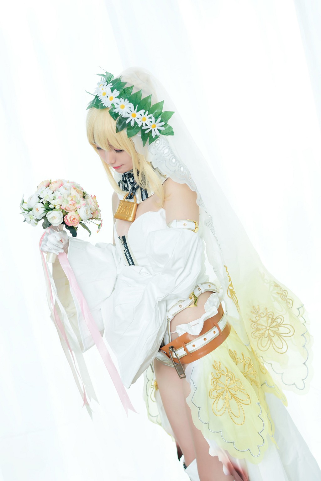 納格薩魔物女《白衣騎士》 [Cosplay美女] 寫真集[45P