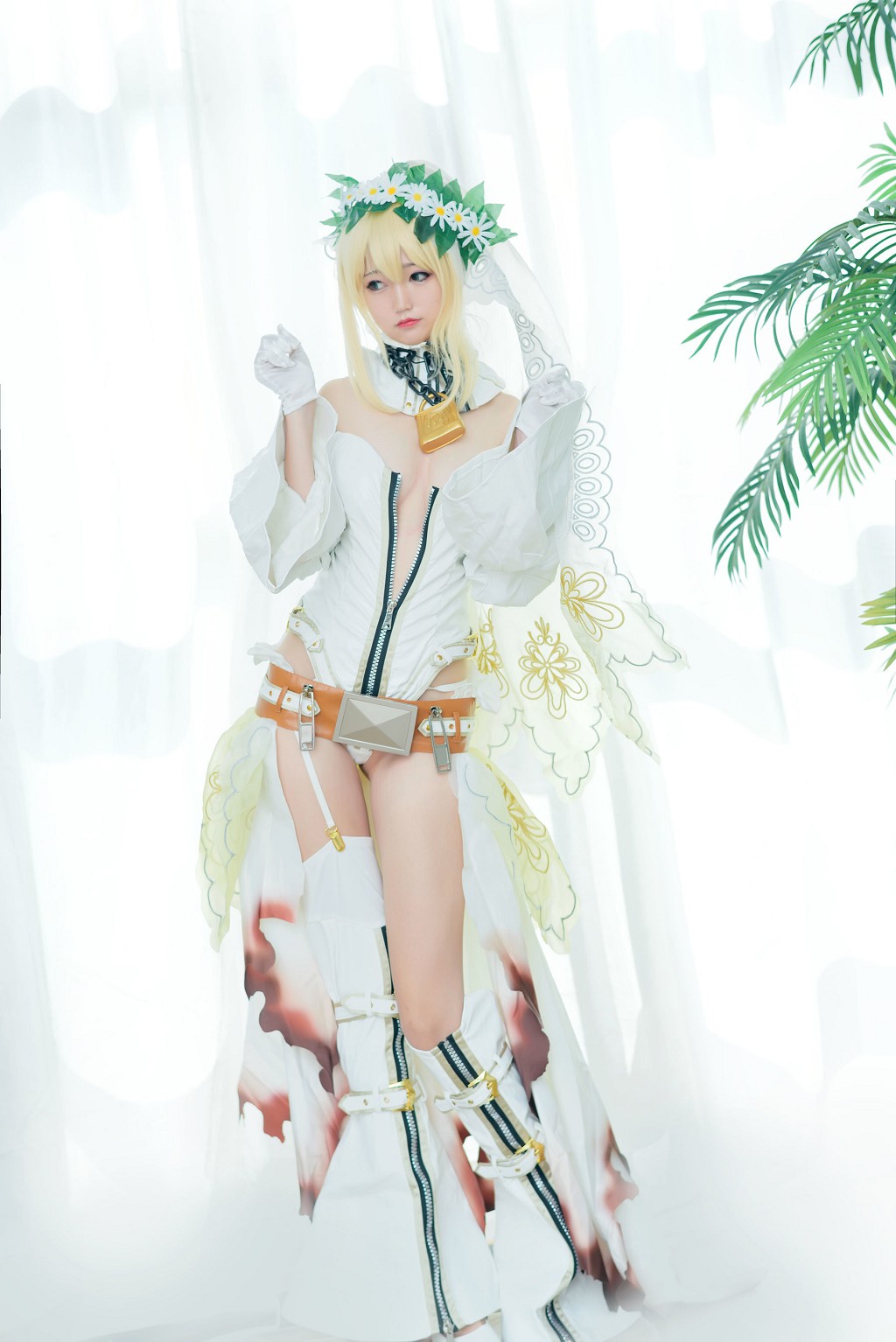 納格薩魔物女《白衣騎士》 [Cosplay美女] 寫真集[45P