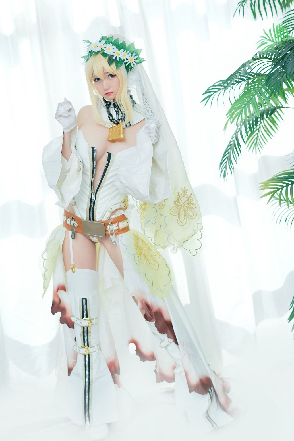 納格薩魔物女《白衣騎士》 [Cosplay美女] 寫真集[45P