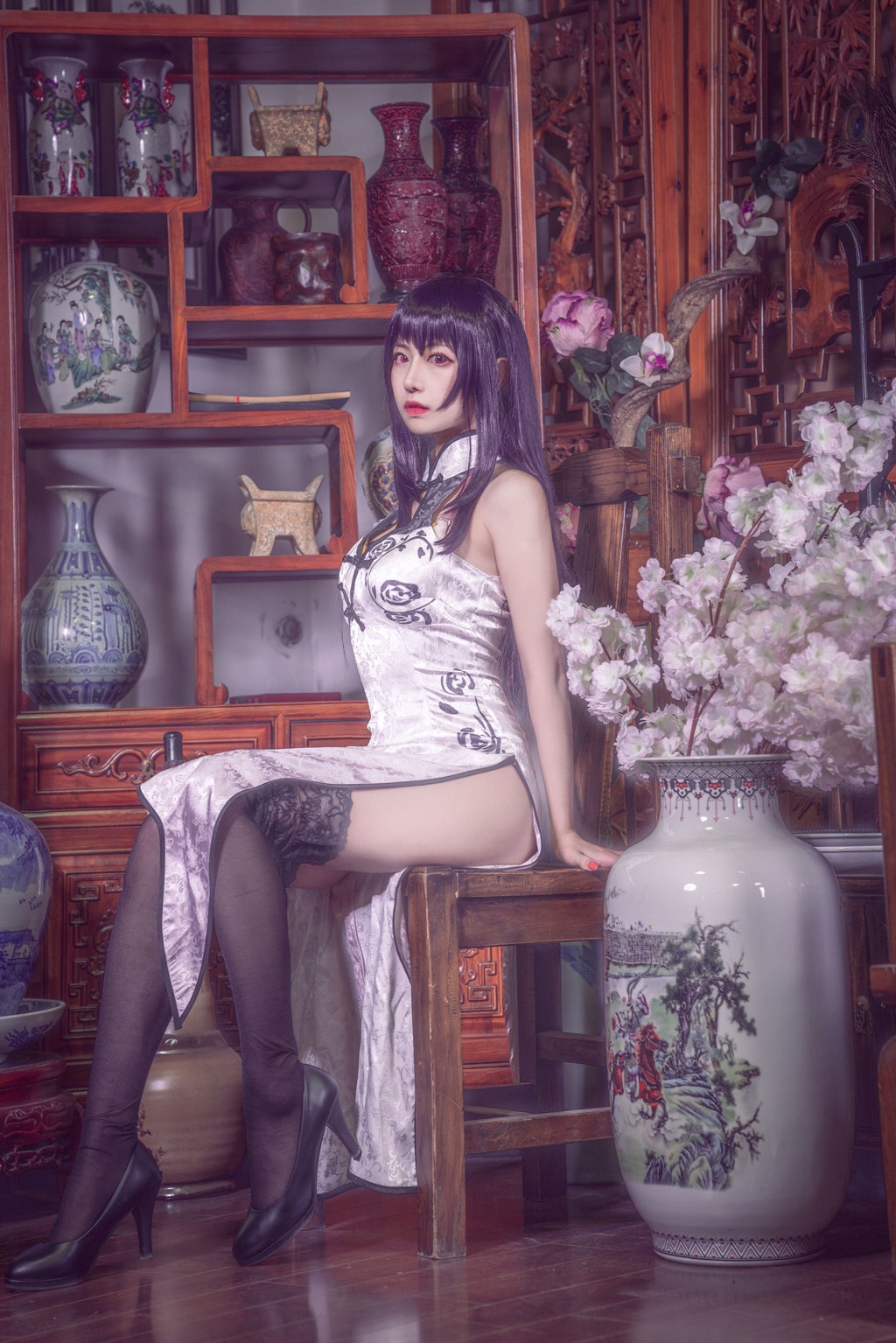 希卡小鹿鹿《學姐旗袍》 [Cosplay福利] 寫真集[13P