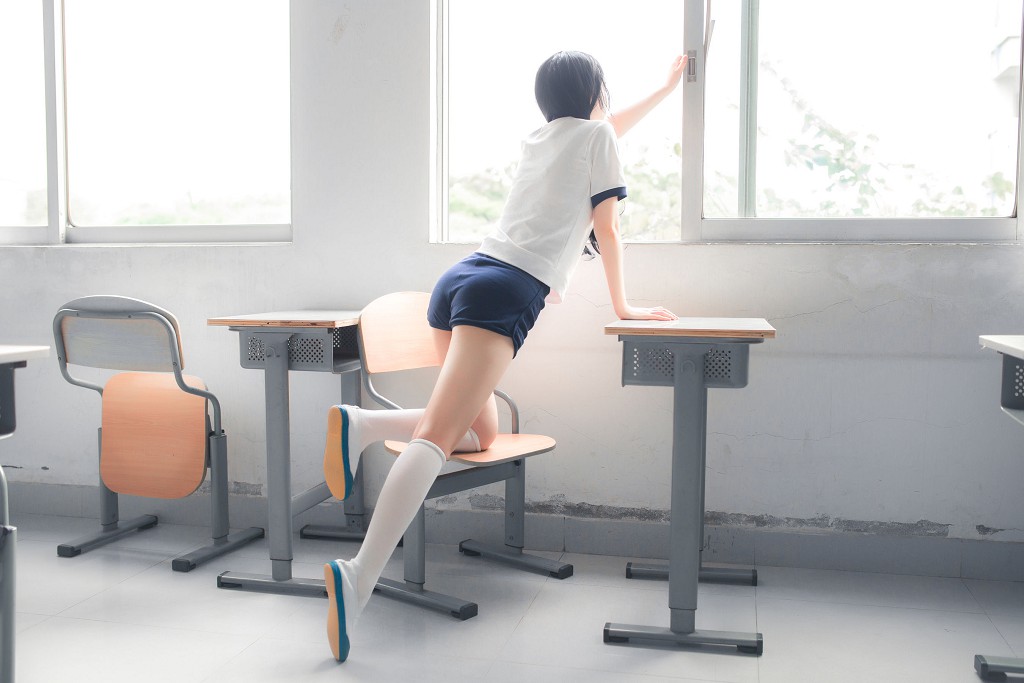 Feng Mao ss: Áo thể dục trắng tơ [ belle ta Cosplay] Bộ sưu tập ảnh [46P
