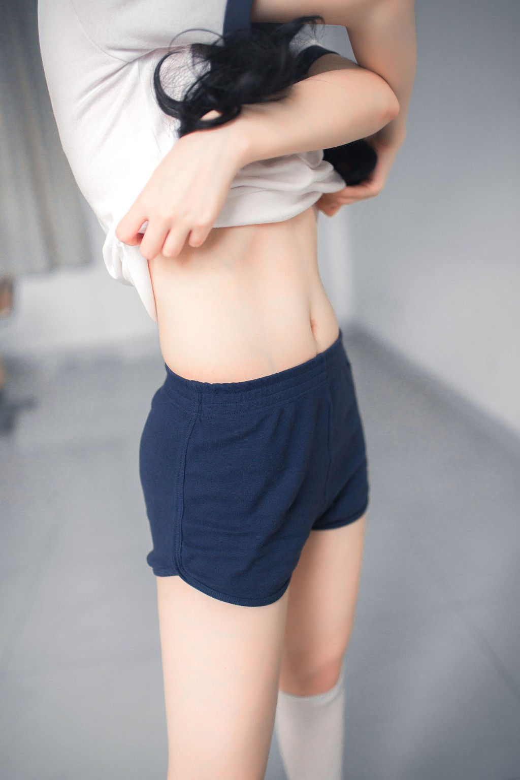 Feng Mao ss: Áo thể dục trắng tơ [ belle ta Cosplay] Bộ sưu tập ảnh [46P