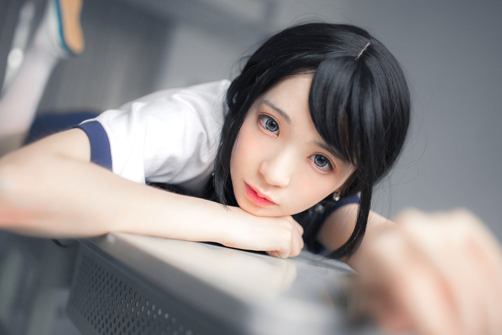 Feng Mao ss: Áo thể dục trắng tơ [ belle ta Cosplay] Bộ sưu tập ảnh [46P