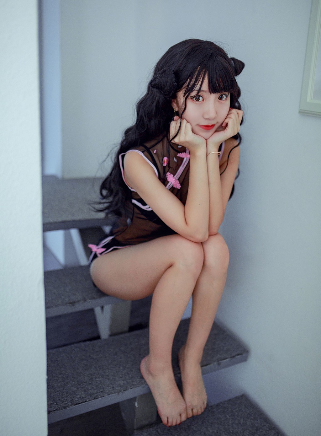 Coser Heichuan "Aitang Bunny Girl Little Devil Cheongsam" [Cosplay Girl] Photo Collection [36P
