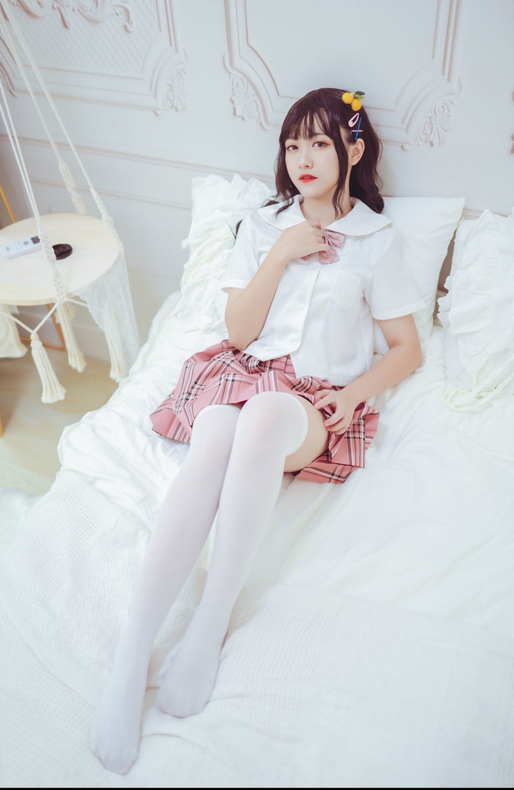 Tất trắng quá gối [Miêu Đường Điện Ảnh] VOL.001 Tập ảnh [41P