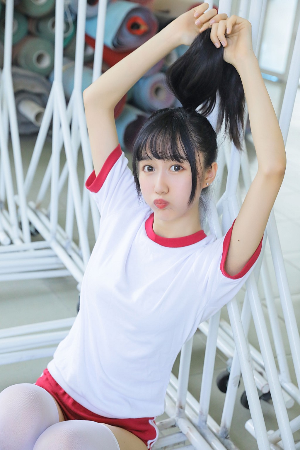 ​木绵绵《上体育课啦》 [Cosplay福利] 写真集[42P]