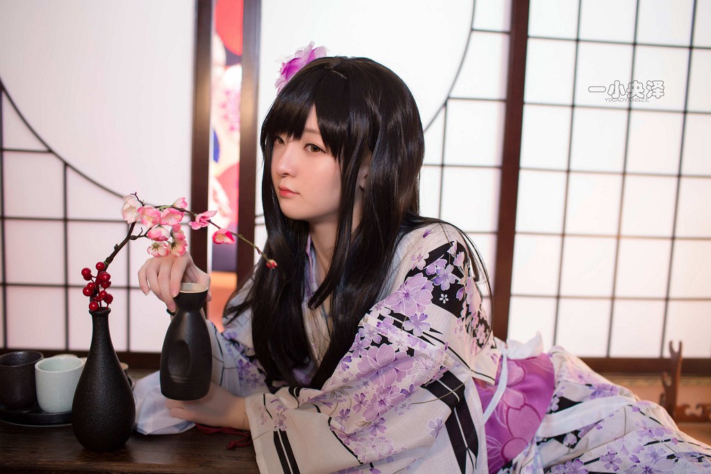 Yi Xiao Yang Ze 《Áo kimono và tất ngắn》 [Cosplay mỹ nữ] Tập ảnh [41P