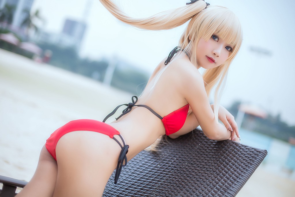 Quỷ Xúc Yao: 《Gái thỏ quán bar - Phù thủy bơi》 [Cosplay phúc lợi] Tập ảnh [35P