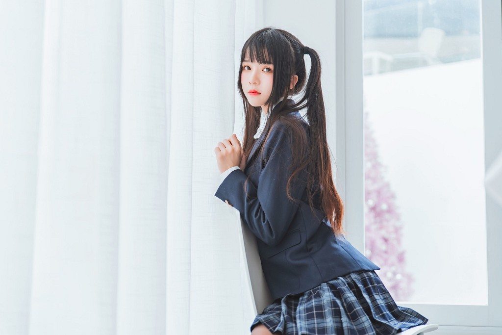 Sakura Tao Meo 《Buổi Trình Diễn Đồng Phục Mùa Đông Tơ Lụa》 [Cosplay Người Đẹp] Bộ Sưu Tập Ảnh [45P