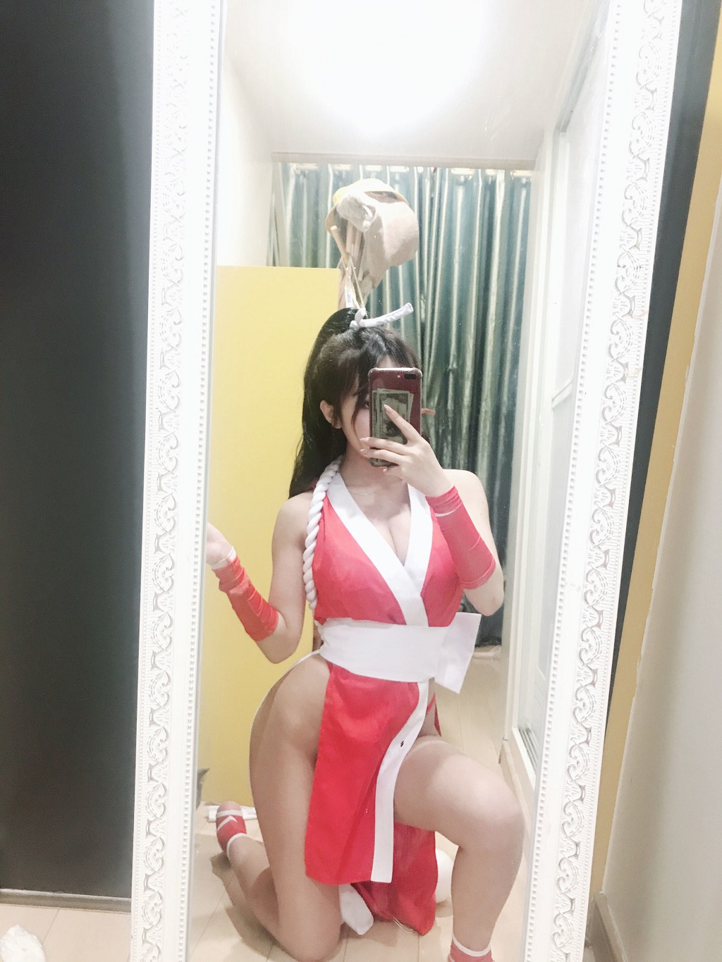 Cô Gái Thanh Khiết Ngũ Càng Bách Quỷ: Thỏ Nữ Lang + Tất Trắng Chân Đẹp + Mai Shiranui [Cosplay Mỹ Nữ] Tập Ảnh [21 Trang