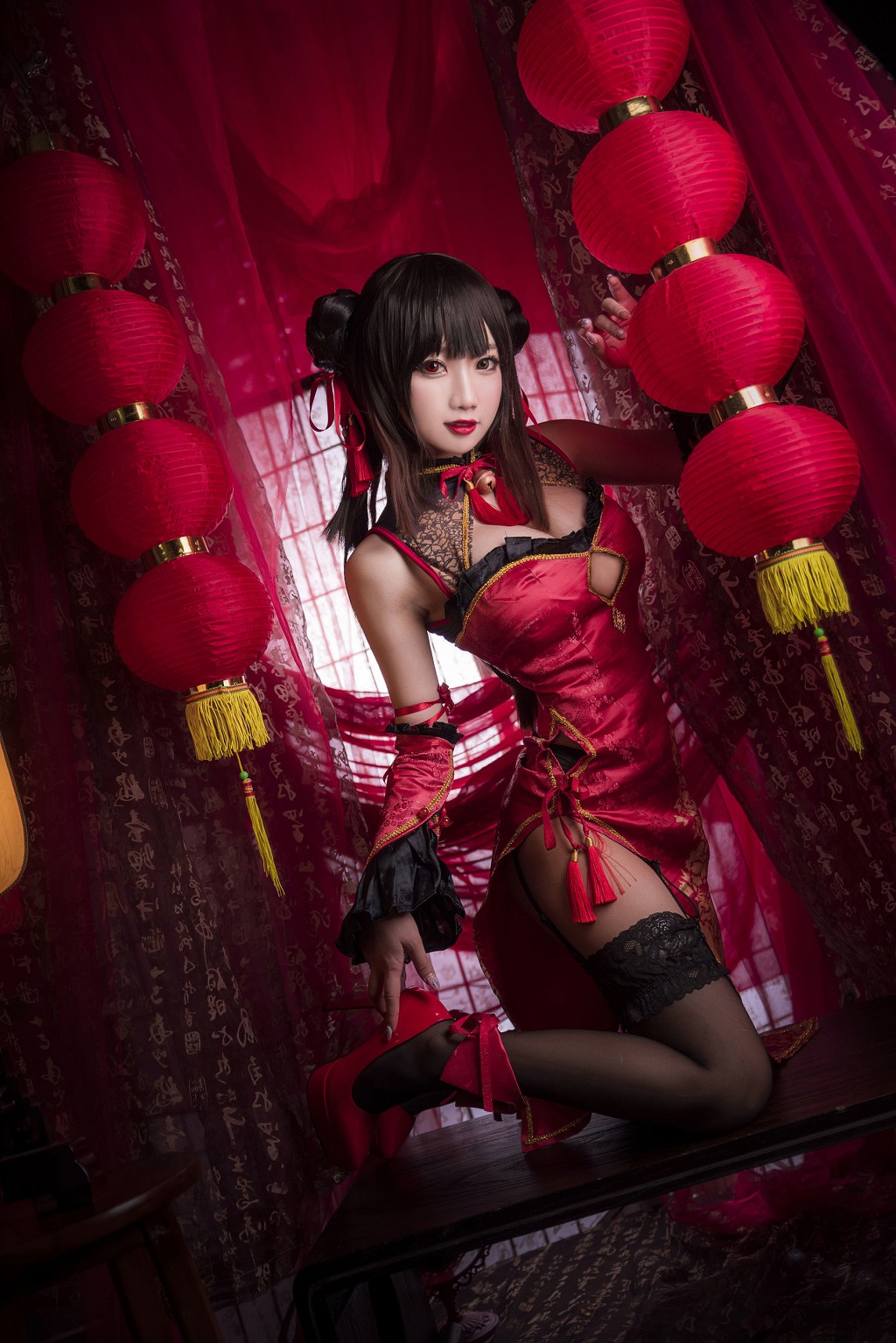 キチクヤオ《時崎狂三 大狗打歌服》 [Cosplay福利] 写真集[35P