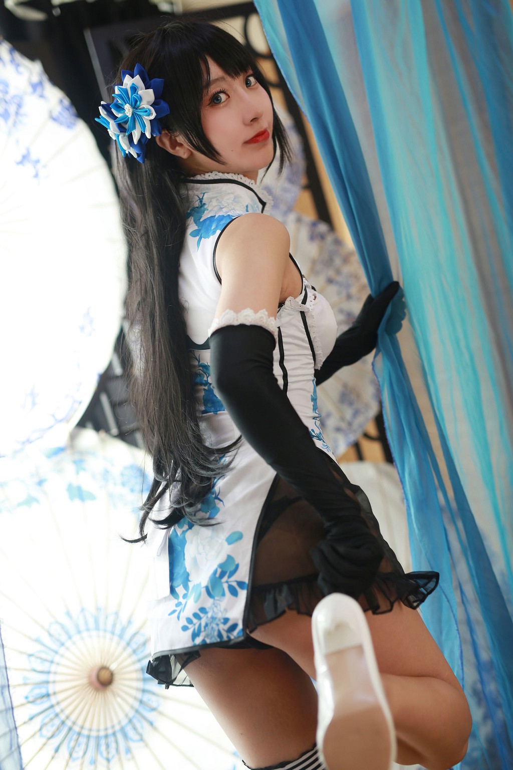 COSER Hắc Xuyên 《Bình Nhi》 [Cosplay Thiếu Nữ] Tập Ảnh [47 Trang
