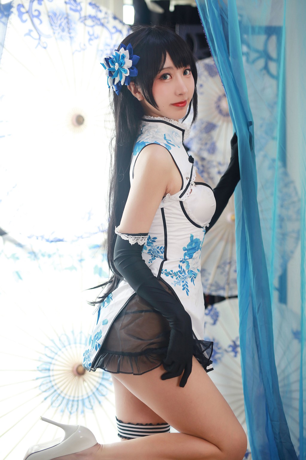 COSER Hắc Xuyên 《Bình Nhi》 [Cosplay Thiếu Nữ] Tập Ảnh [47 Trang