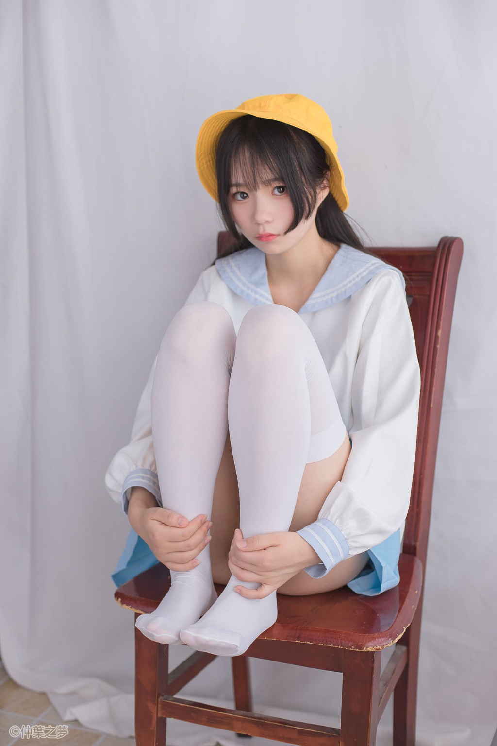《Tất Trắng Của Học Muội Mũ Vàng》 [Khinh Lan Điện Ảnh] SPL.008 Tập ảnh [98P