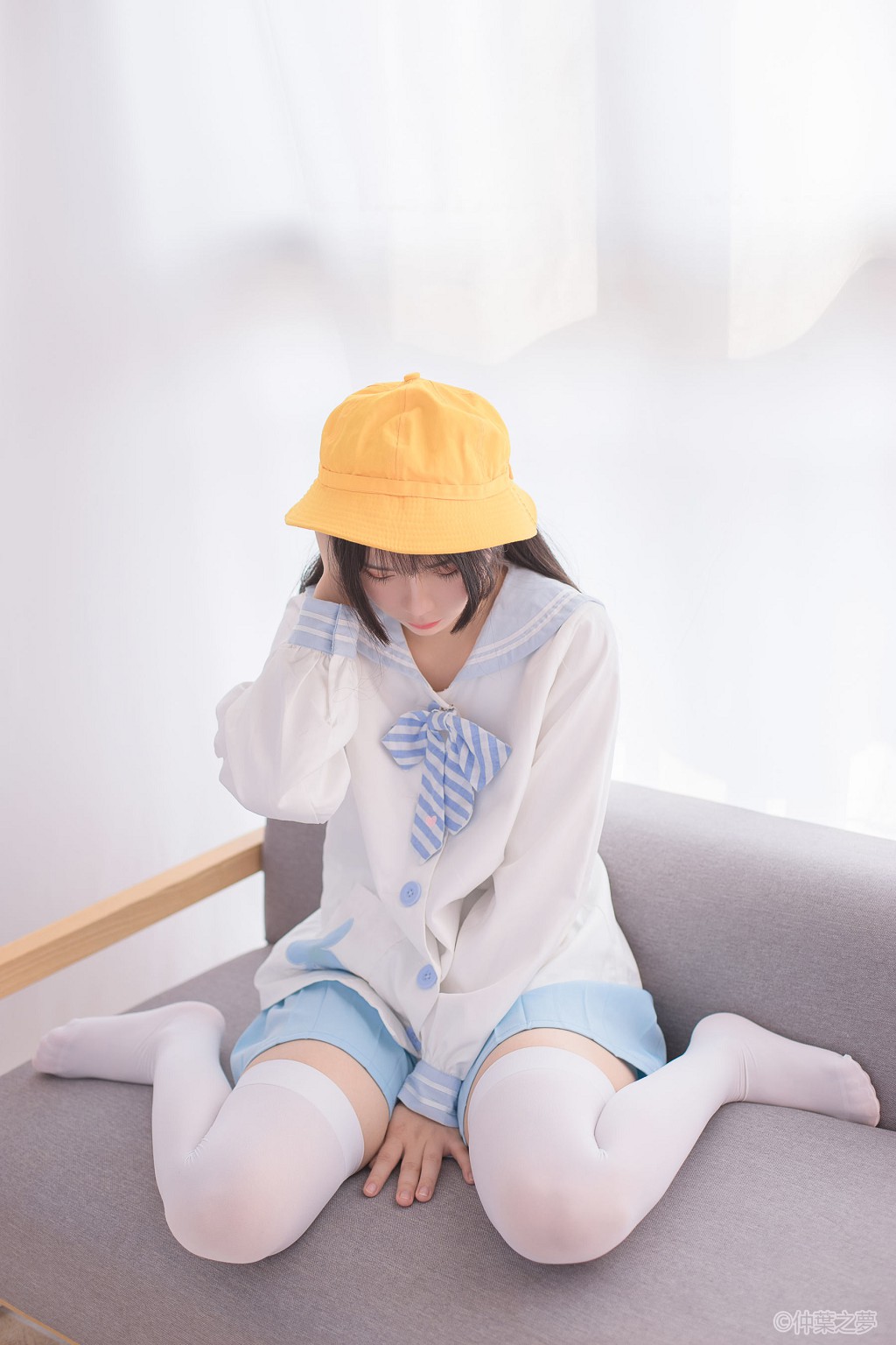 《黃帽學妹的白絲》 [輕蘭電影] SPL.008 寫真集[98P