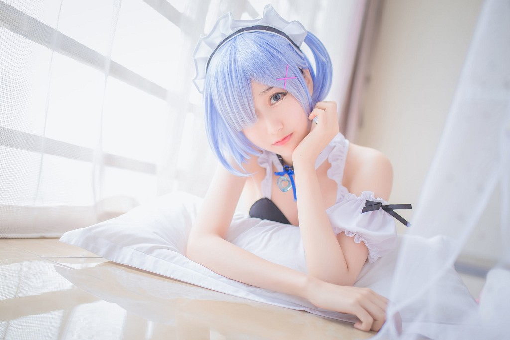 木綿綿OwO《蕾姆泳裝+兔女郎》 [COSER美女] 寫真集[30P