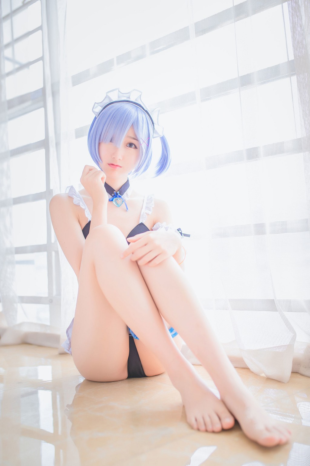 木綿綿OwO《蕾姆泳裝+兔女郎》 [COSER美女] 寫真集[30P