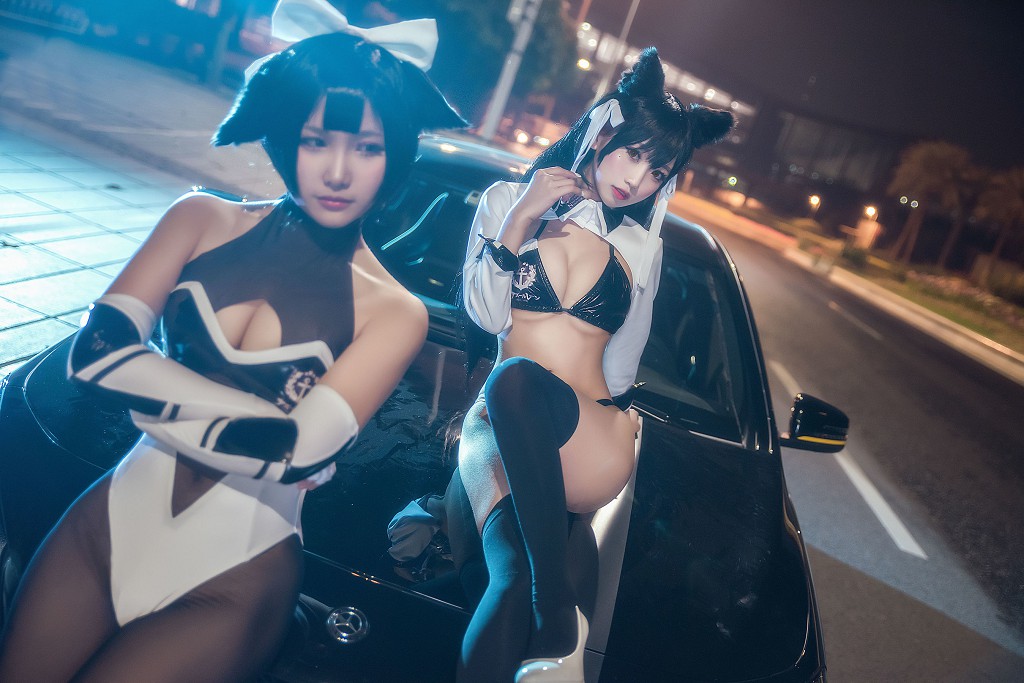 Guichuyao có ở đây không w《Thỏ nữ lang đồng nhân đen: Aitang xe đua nữ》 [Cosplay phúc lợi] Tập ảnh [33P