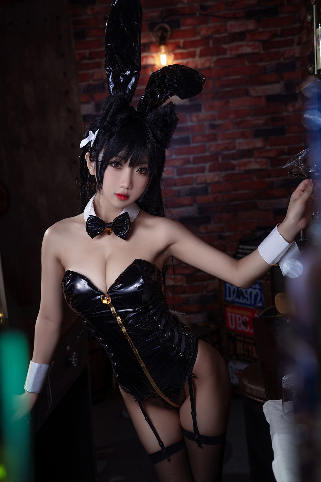 Guichuyao có ở đây không w《Thỏ nữ lang đồng nhân đen: Aitang xe đua nữ》 [Cosplay phúc lợi] Tập ảnh [33P