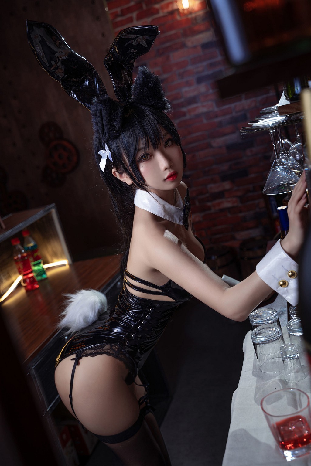 Guichuyao có ở đây không w《Thỏ nữ lang đồng nhân đen: Aitang xe đua nữ》 [Cosplay phúc lợi] Tập ảnh [33P
