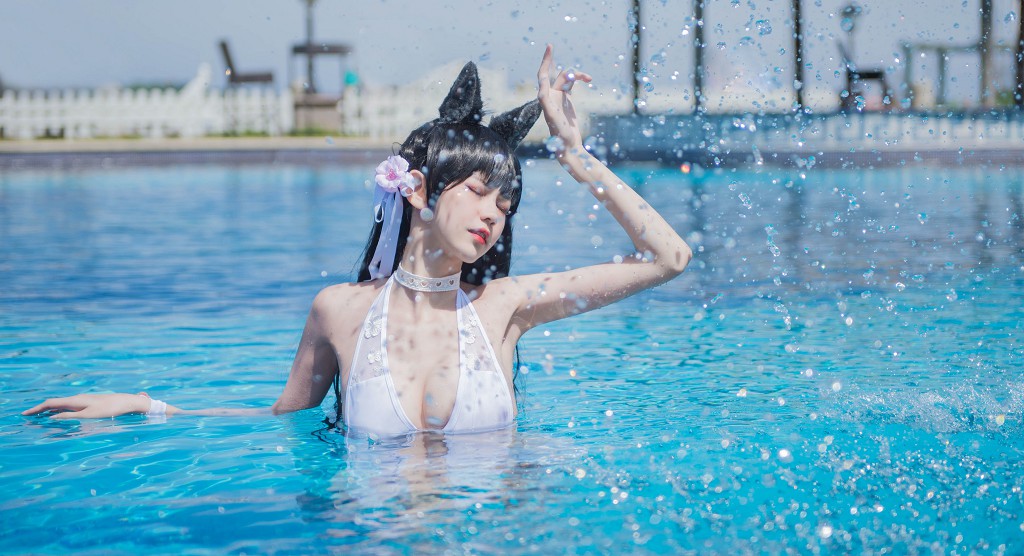 COSER Your Fu Qing "Ai Dang Swimsuit Qiong Mei Bunny Girl" [Cosplay Welfare] Photo Book [36P