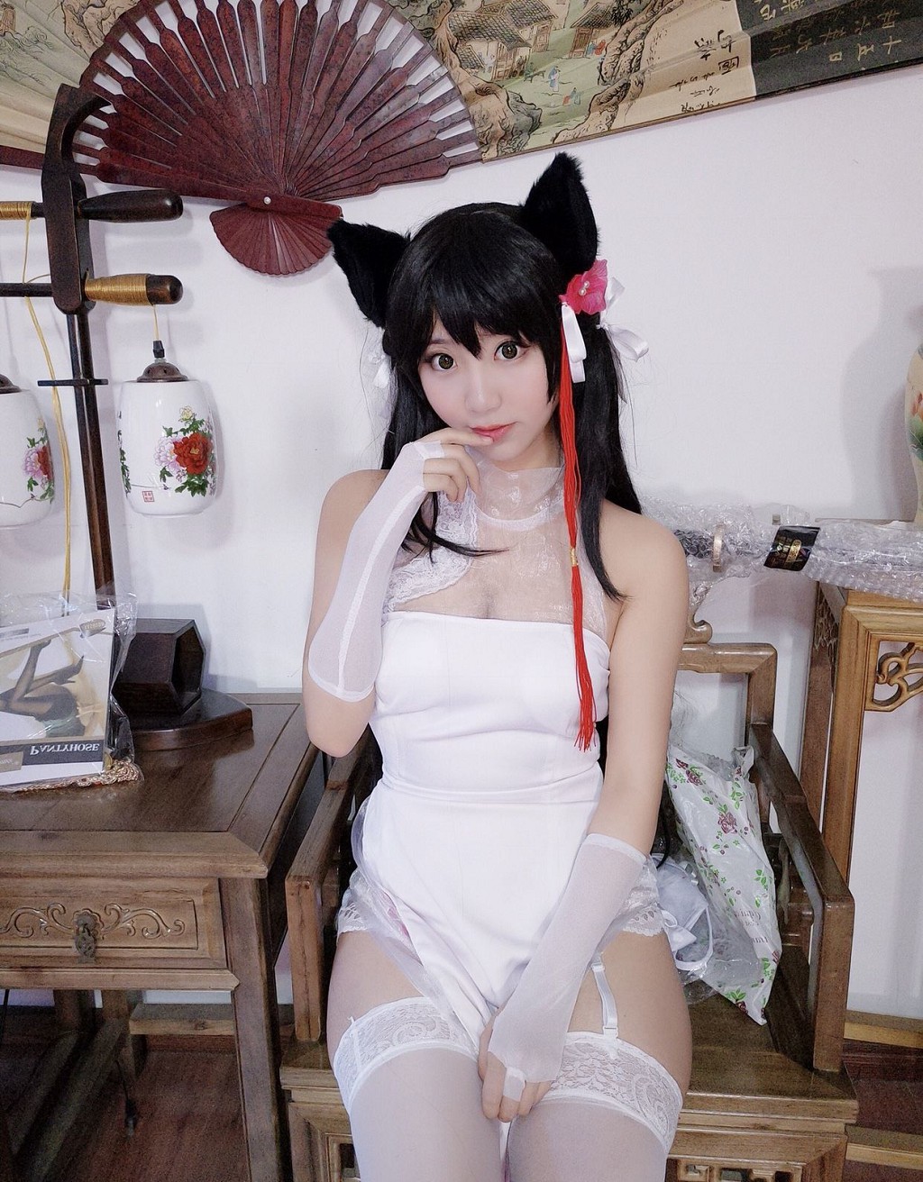 COSER Hắc Xuyên 《Áo Dài Chó Mastiff》 [Cosplay Nữ] Sách ảnh [23P