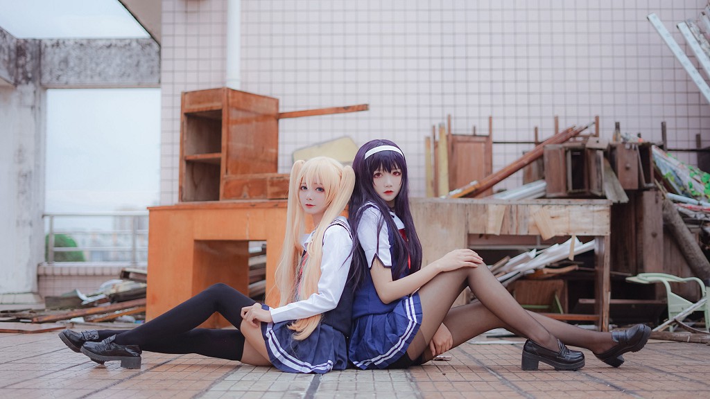 清純な少女五更百鬼《先輩制服》 [コスプレ美女] 写真集[25P