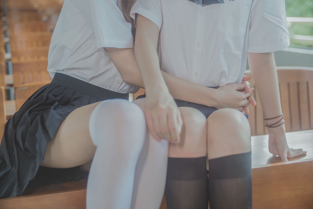 櫻桃喵與瘋貓ss JK百合 43P
