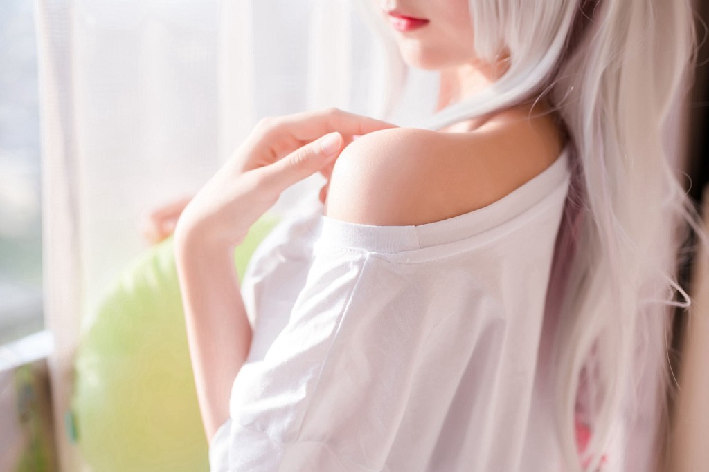 木绵绵《白髪の魔女》 [コスプレ福利] 写真集[47P
