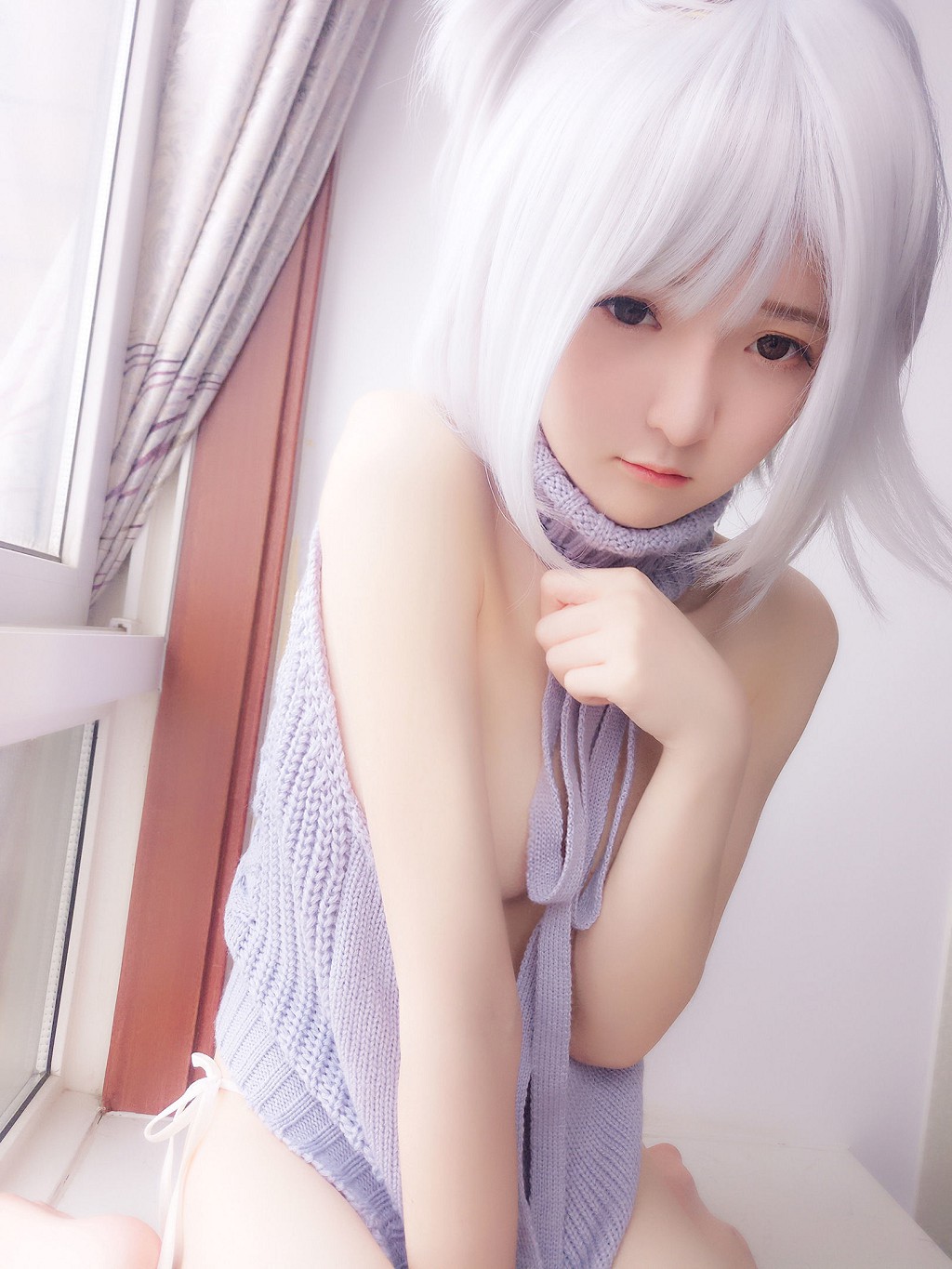 Nhất Tiểu Dương Trạch 《Bạn có muốn kem không, Áo len》 [Cosplay mỹ nữ] Tập ảnh [40P