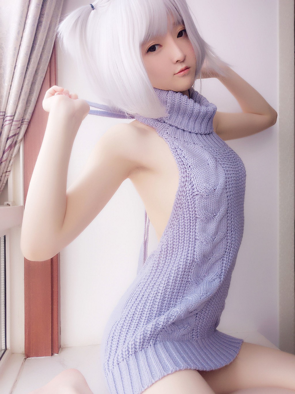 Nhất Tiểu Dương Trạch 《Bạn có muốn kem không, Áo len》 [Cosplay mỹ nữ] Tập ảnh [40P