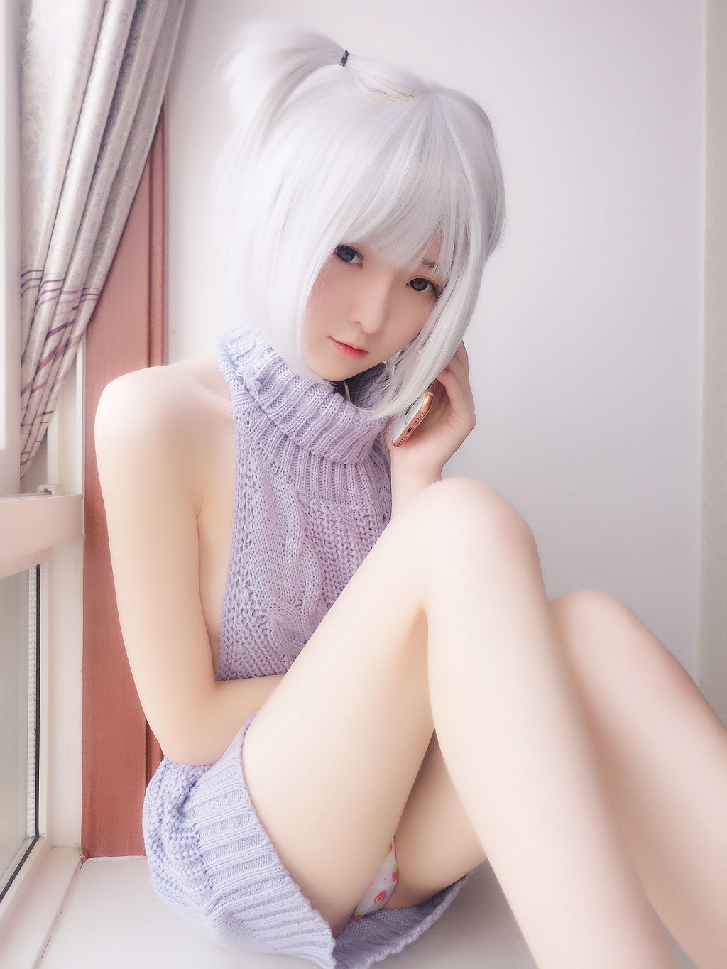Nhất Tiểu Dương Trạch 《Bạn có muốn kem không, Áo len》 [Cosplay mỹ nữ] Tập ảnh [40P