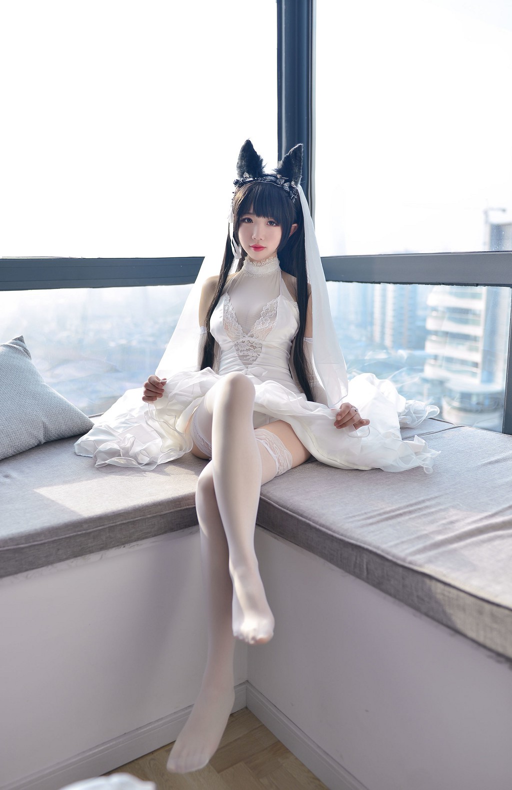 雪琪様《愛宕ウェディングドレス》 [ファンサービスCosplay] 写真集[38P