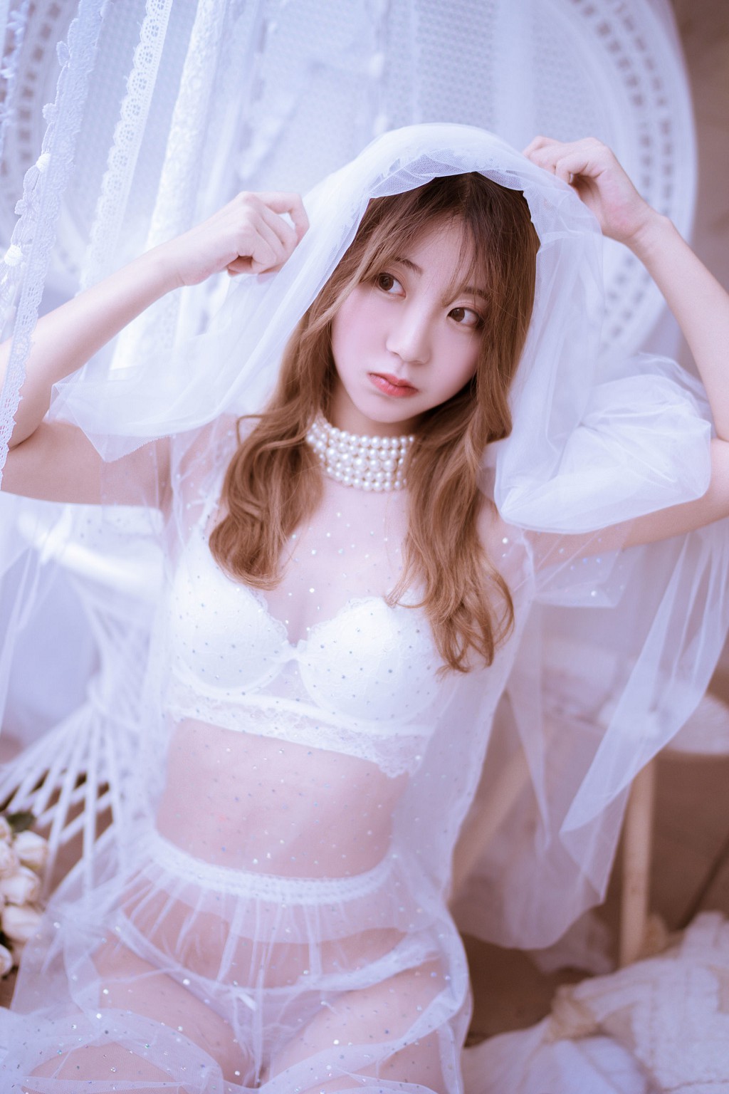 Coser Hắc Xuyên 《Cô Gái Lớn Tuổi: Áo Cưới + Áo Len》 [Cô Gái Cosplay] Sưu Tập Ảnh [39P
