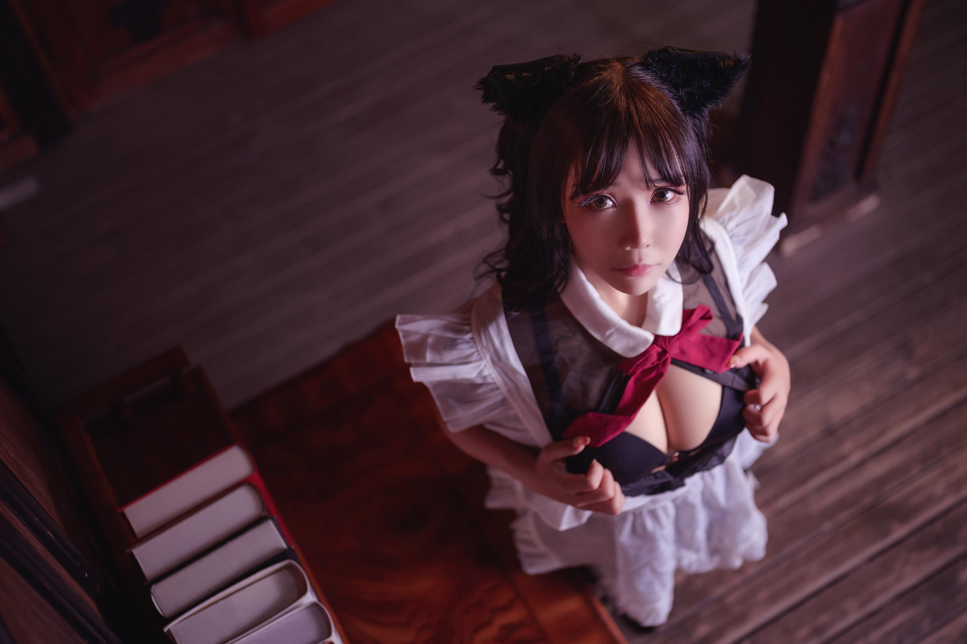 抱走莫子aa-黑絲貓咪小女僕 44P
