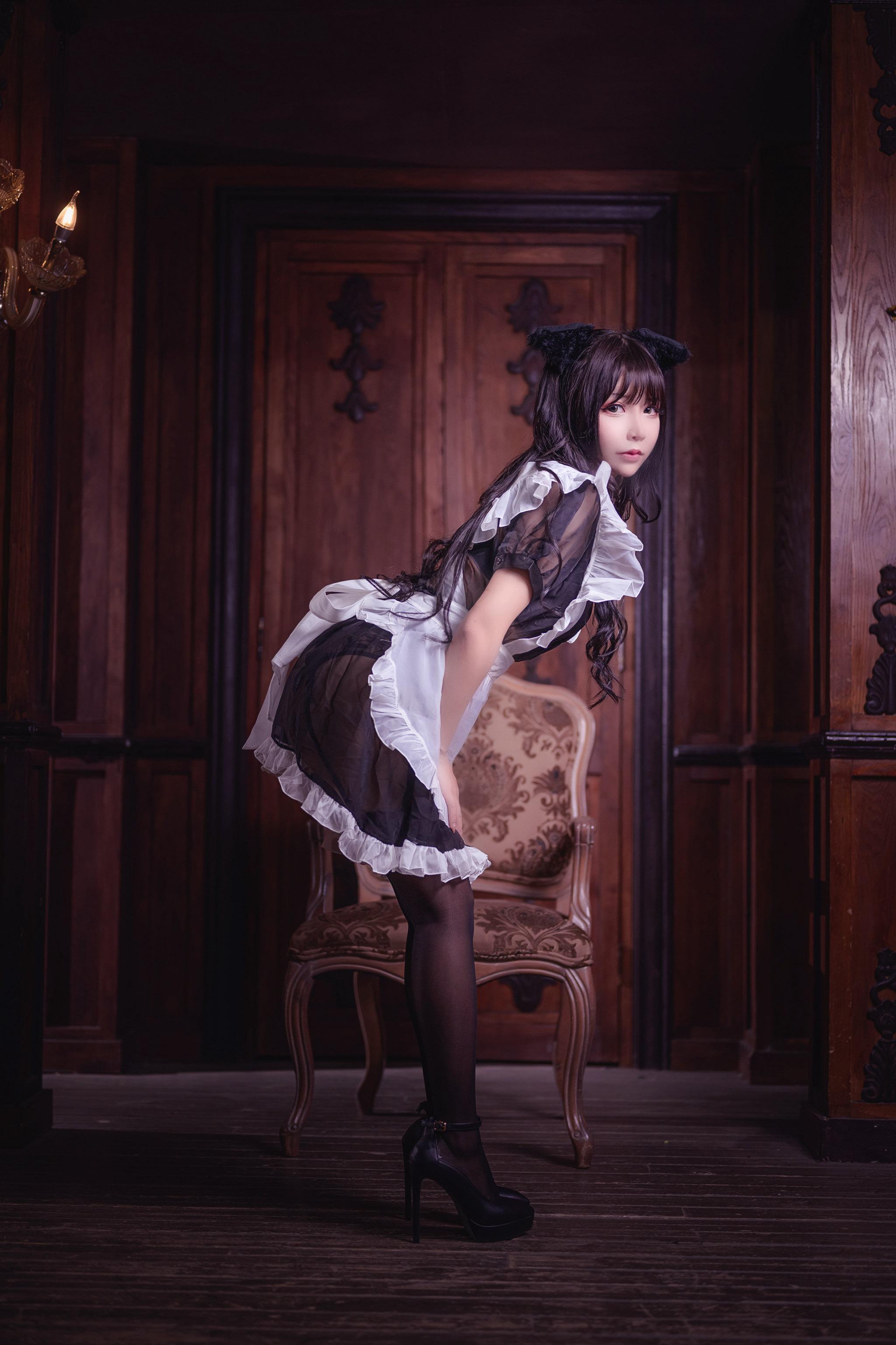 抱走莫子aa-黑絲貓咪小女僕 44P