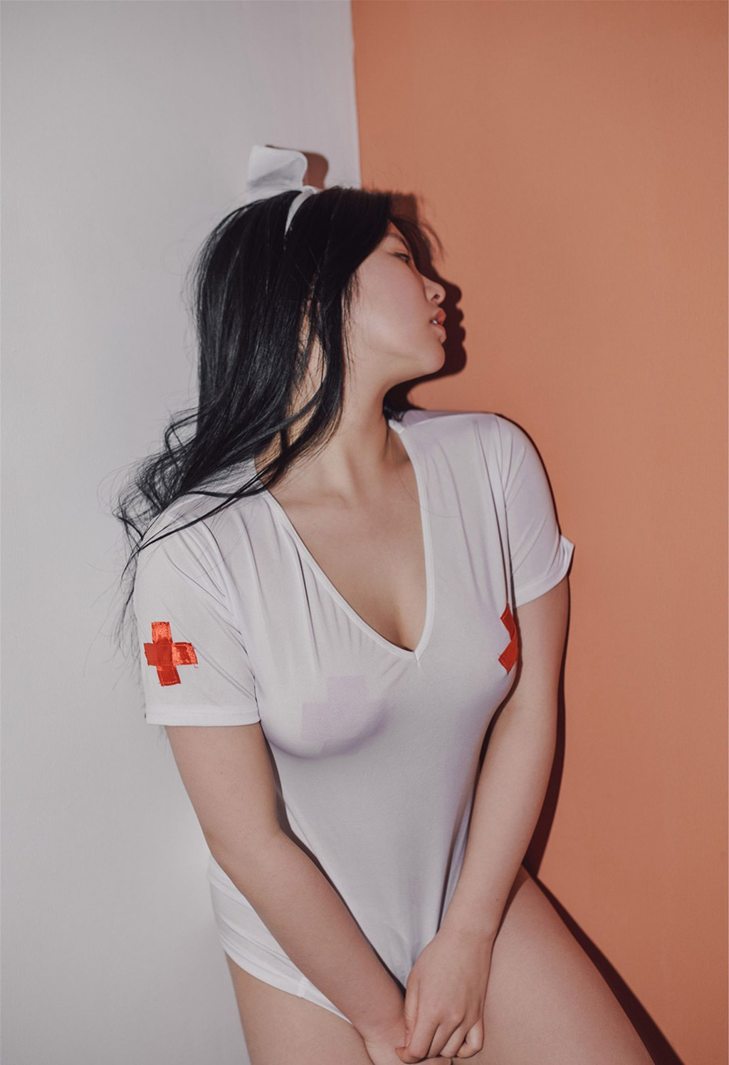 Nalu Selena Cutout Sexy Lingerie Nurse Uniform Role-Play