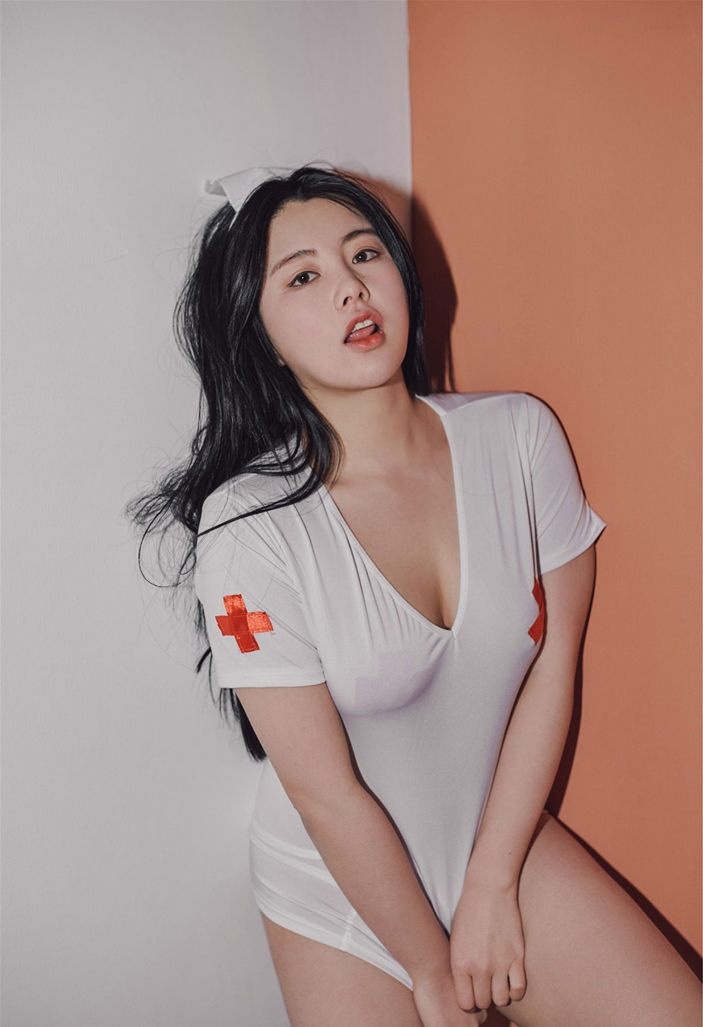 Nalu Selena Cutout Sexy Lingerie Nurse Uniform Role-Play