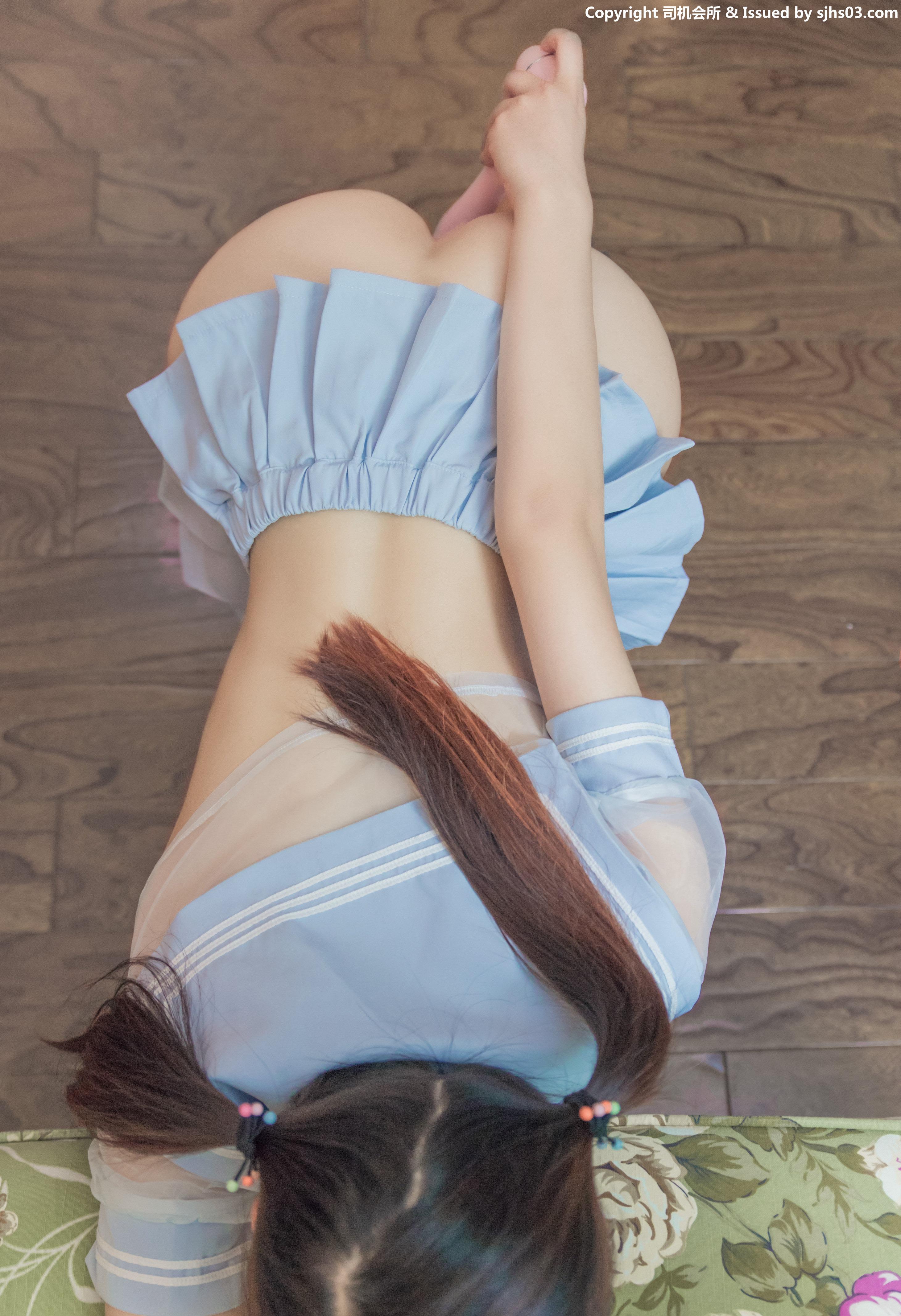 ATFMaker] Tsubaki Album Vol 002: Áo thủy thủ xanh trong suốt 45P